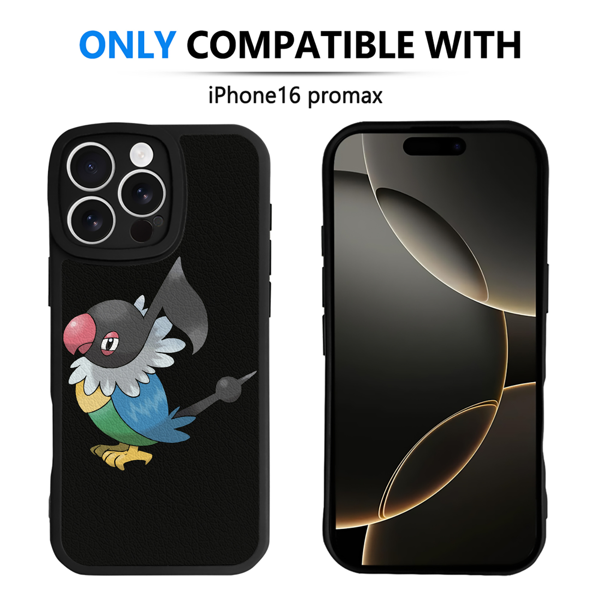 （画像用） ポケットモンスター Pokémon 【iPhone 16シリーズ対応】シリコンスマホケース（レザー調） 材質：シリコン